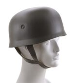 Historic WWII Army Helmet Replica Featuring Canvas Chin Strap
