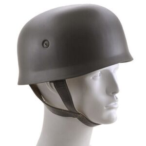 Historic WWII Army Helmet Replica Featuring Canvas Chin Strap