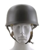 Historic WWII Army Helmet Replica Featuring Canvas Chin Strap