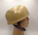 High-Quality WWII Army Helmet Replica with Adjustable Canvas Chin Strap
