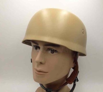 High-Quality WWII Army Helmet Replica with Adjustable Canvas Chin Strap