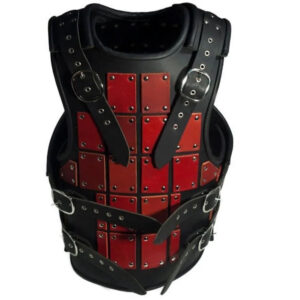 LARP Leather Bringandine Armor Medieval Breastplate Roleplay Costume Halloween
