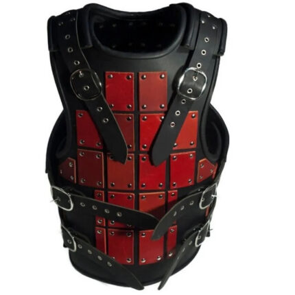 LARP Leather Bringandine Armor Medieval Breastplate Roleplay Costume Halloween