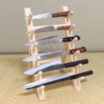 Wooden Knife Holder Display Holder